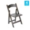 Flash Furniture Holden Commercial Grade Early American Solid Wood Folding Dining Chair, 4PK 4-ZH-8005-3-EAW-GG - alternate 9
